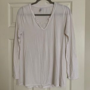 Z Supply cream/white long sleeve, size medium